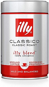 ILLY CLASSICO 250 gr פולי קפה אילי בצנצנת של 250 גר' ILLY CLASSICO 250 gr פולי קפה אילי בצנצנת של 250 גר'