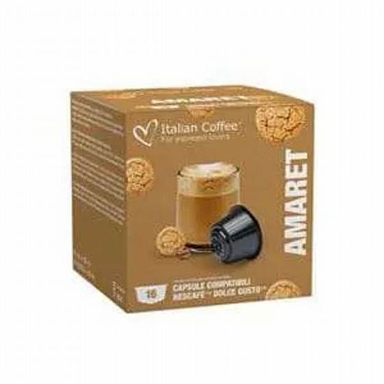 ������� ���� ����� ����� ����� | Italian Coffee Amaret Dolche Gusto Capsules